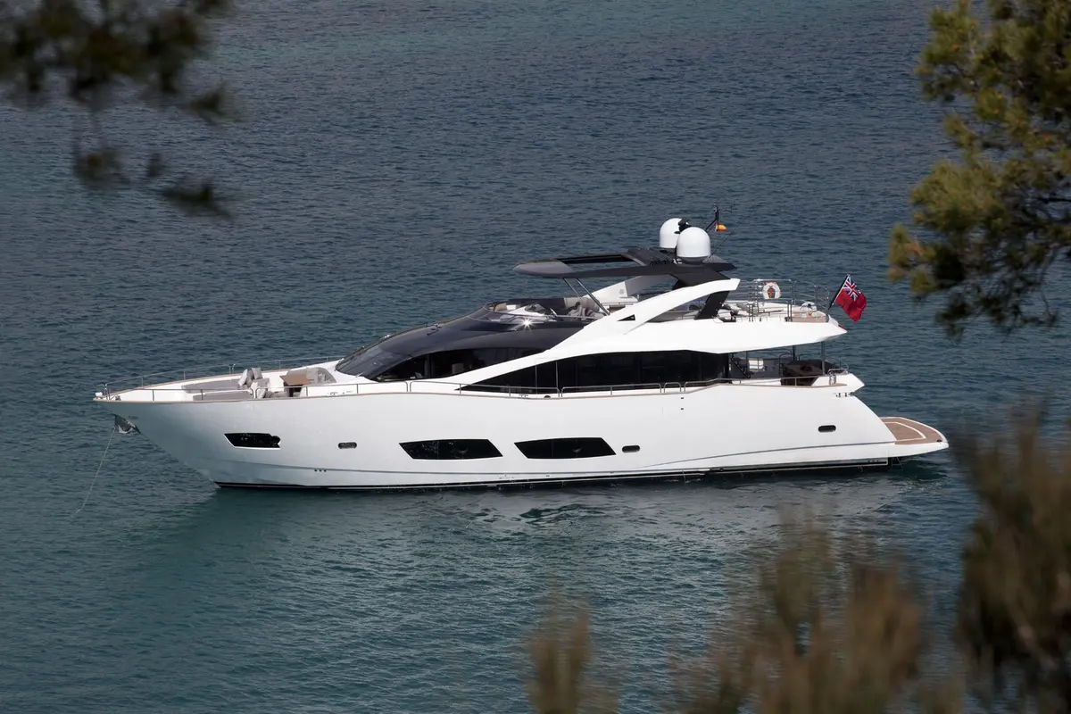 Sunseeker 28, aft deck — Mallorca Yachst Hire, Mallorca